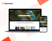 Qolorstock website