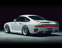 Porsche 959- Reimagined by Canepa CGI.