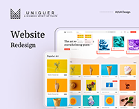 Uniquer Website Redesign