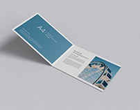 A4 Bi-Fold Landscape Brochure Mockups