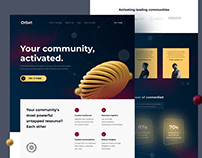 Orbiit - Community Startup Landing Page