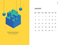 2020 Calendar Design for smallcase Clients