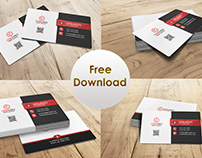 Business card mockup bundle Free Download