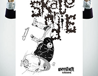Skate or die - ilustraciones & tipografía