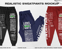 Realistic Sweatpants Mockup (1 free)