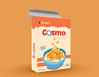 Cosmo Cereal Box Packaging Design