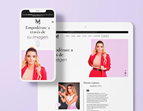 Melany Lucchi - Landing Page & Branding