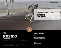 Copywriting para la Web de Kupido Project