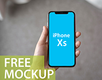 iPhone Xs Free Mockup