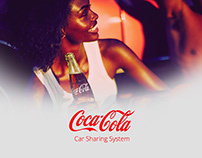 Coca Cola Car Sharing Mobile app UI/UX Design
