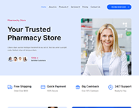 Ecommerce Medicinal Store Elementor Website