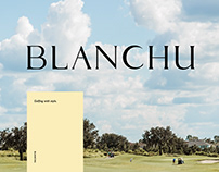 BLANCHU | Golf wear brand | Branding