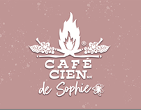 brand image and identity design: café cien de sofie