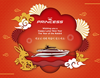 Chinese new year greetings 2023 for Princess Yachts