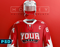 Ice Hockey Uniform Template