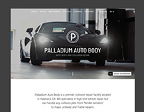 Лендинг автомастерской Palladium Auto Body