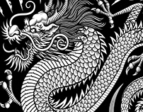 Dragon Scarf illustration