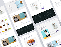Cats Food Shop Website Design