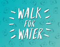 Walk for Water - Charity Walk Branding