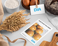 DIA Bakery & Grocery Identity