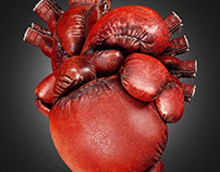 Boxing Glove Heart