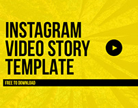 Free instagram video story tamplate