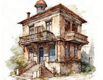 Architecture Constructed with Watercolors .03