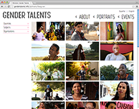 "Gender Talents", página web