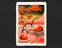 Zen Garden | 4-colour hand-pulled screen-print