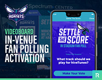 Hornets In-Venue Fan Polling Activation