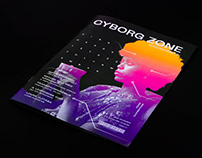 CYBORG ZONE magazine design