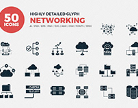 Glyph Icons Networking Set