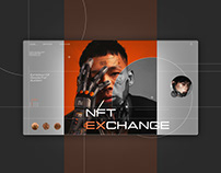 NFT EXCHANGE website concept