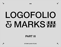 LOGOFOLIO AND MARK PART III - STORM SLASH STUDIO