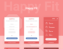 App design - Fitness and nutrition app