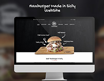 Hamburger Food Restaurant WebSite Design UX UI