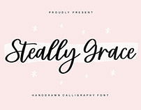 Steally Grace Script Font