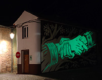 "La paz de Belmonte" Wall (Belmonte, Portugal)