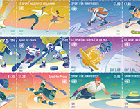 UN Stamp: 2022 Winter Olympics