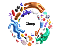 Cluep - 3D Brand Illustrations