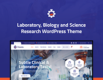 Provetta – Laboratory & Science WordPress Theme