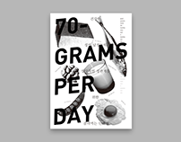 70- Grams per day, 2013