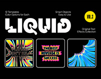 Liquid Text Effects Vol.2