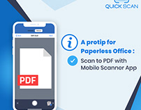 Paperless Office Protip: Scan to PDF with Scanner App