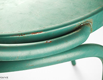 Polyviz Rusty Chair | corona render