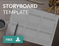 Free A4 storyboard template
