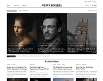 Newsboard - Creative Magazine Publisher HTML Template