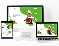 New Fruit and Vegetable Concept template PSD