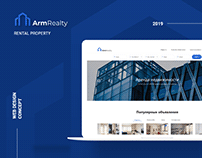 ArmRealty Website Concept