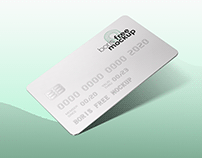 Free PSD credit card mockup